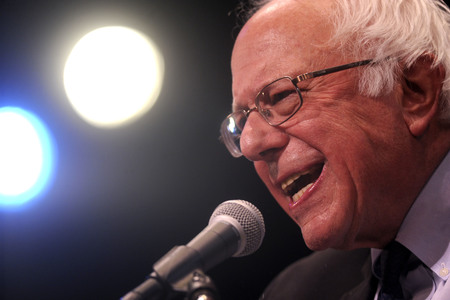 Rede von Bernie Sanders in New York