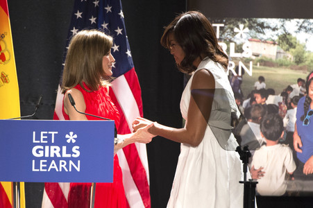 Präsentation der 'Let Girls Learn' Initiative in Madrid