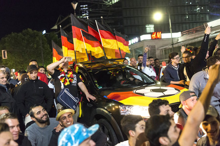 UEFA-Fußball-Europameisterschaft 2016 Spiel Deutschland gegen Italien