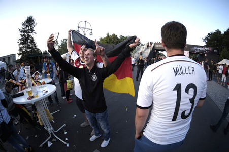 UEFA-Fußball-Europameisterschaft 2016 Spiel Deutschland gegen Italien