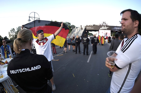 UEFA-Fußball-Europameisterschaft 2016 Spiel Deutschland gegen Italien