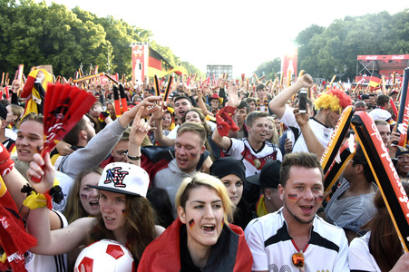 UEFA-Fußball-Europameisterschaft 2016 Spiel Deutschland gegen Italien
