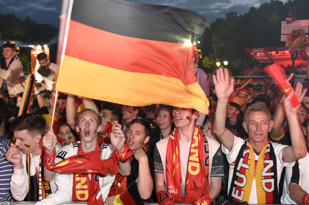 UEFA-Fußball-Europameisterschaft 2016 Spiel Deutschland gegen Italien