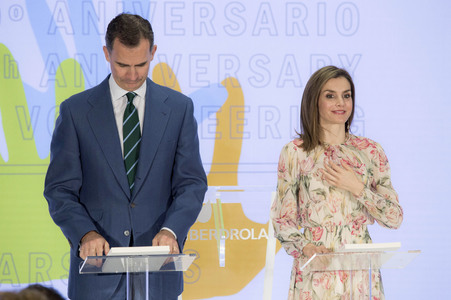 Royals zu Besuch beim Stromerzeuger Iberdrola in Madrid