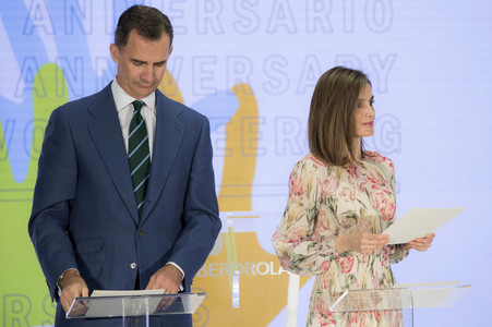Royals zu Besuch beim Stromerzeuger Iberdrola in Madrid