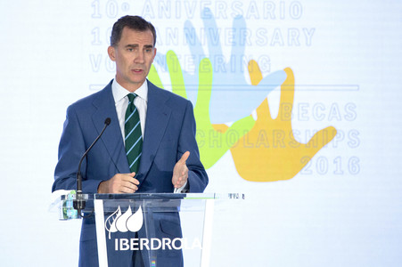 Royals zu Besuch beim Stromerzeuger Iberdrola in Madrid
