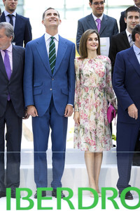 Royals zu Besuch beim Stromerzeuger Iberdrola in Madrid