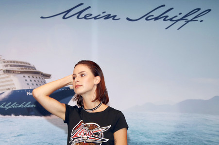 Pressekonferenz zur Taufe von 'Mein Schiff 5' in Kiel