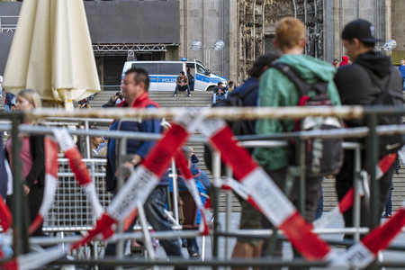 Sicherheitsmaßnahmen am Hauptbahnhof in Köln
