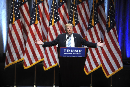 Donald Trump Pressekonferenz in New York