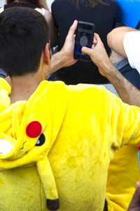 Pokemon Go-Spieler Treffen in Madrid