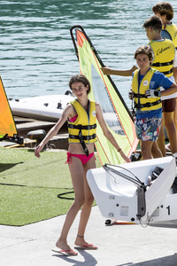 Prinzessin Elenas Kinder beim Segelkurs in Palma de Mallorca