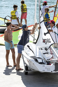 Prinzessin Elenas Kinder beim Segelkurs in Palma de Mallorca
