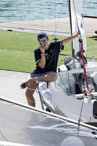 Prinzessin Elenas Kinder beim Segelkurs in Palma de Mallorca