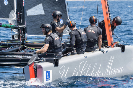 Pierre Casiraghi beim Segeln in Palma de Mallorca