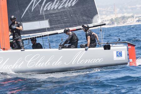 Pierre Casiraghi beim Segeln in Palma de Mallorca
