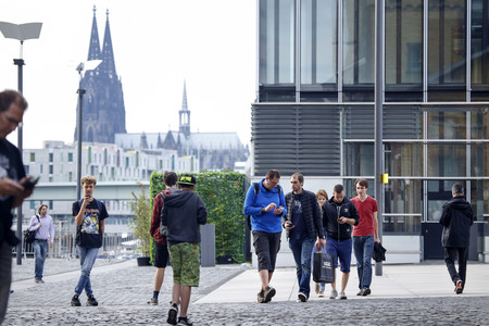 Pokémon Go Spieler in Köln