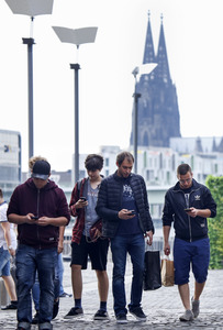 Pokémon Go Spieler in Köln