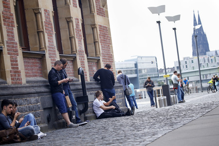 Pokémon Go Spieler in Köln