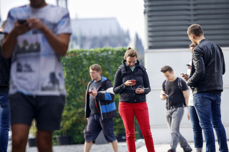 Pokémon Go Spieler in Köln