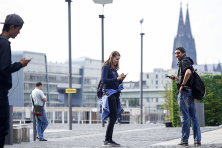 Pokémon Go Spieler in Köln