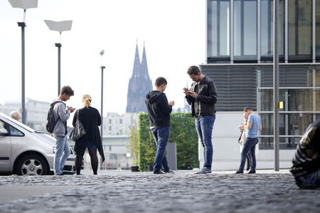 Pokémon Go Spieler in Köln