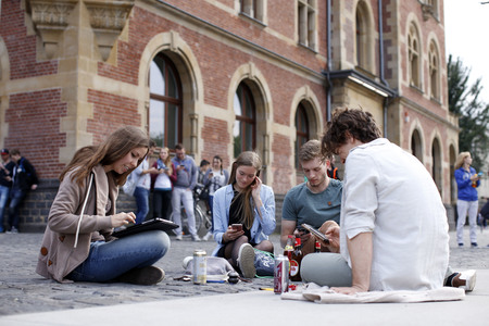 Pokémon Go Spieler in Köln