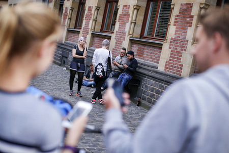 Pokémon Go Spieler in Köln