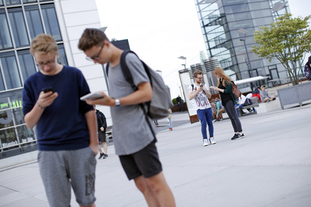 Pokémon Go Spieler in Köln