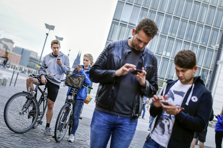 Pokémon Go Spieler in Köln