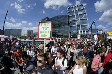 20. Hanfparade in Berlin