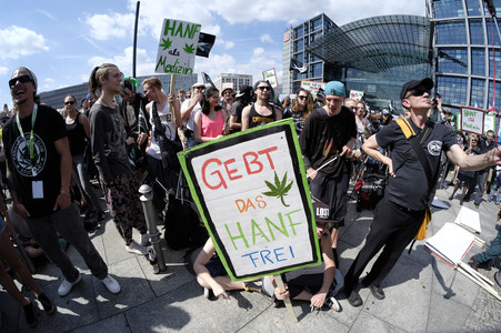 20. Hanfparade in Berlin