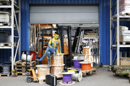DOOR ART: Rolltor / Roller Shutter Bodypainting