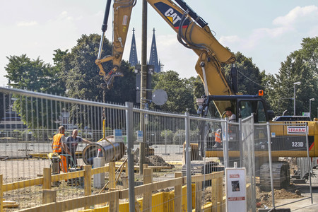Symbolbild Baustelle in Köln
