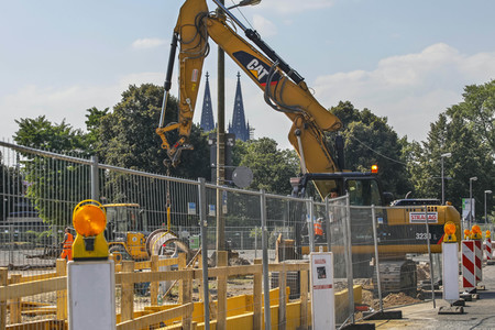 Symbolbild Baustelle in Köln