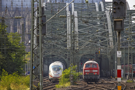 Symbolfoto Streckennetz Deutsche Bahn