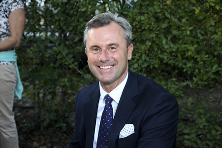 Sommerheuriger mit Norbert Hofer in Wien