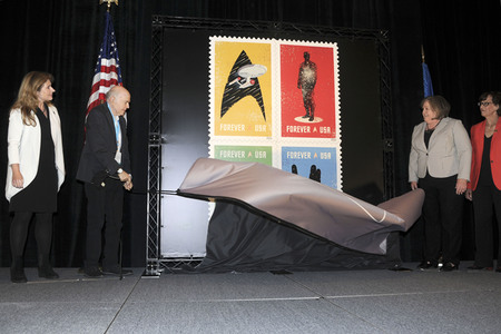 Präsentation der 'Star Trek Forever' Briefmarken in New York