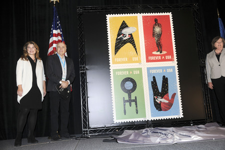 Präsentation der 'Star Trek Forever' Briefmarken in New York