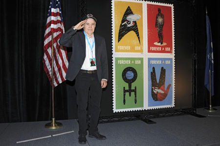 Präsentation der 'Star Trek Forever' Briefmarken in New York