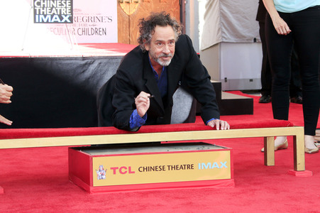 Hand and Footprint Ceremony mit Tim Burton in Los Angeles