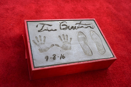 Hand and Footprint Ceremony mit Tim Burton in Los Angeles