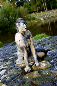 NATURE ART: Wehr / Weir Bodypainting