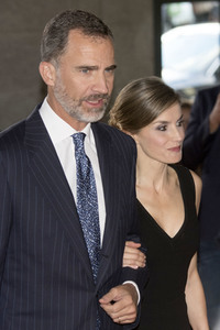 Opernbesuch der spanischen Royals in Madrid