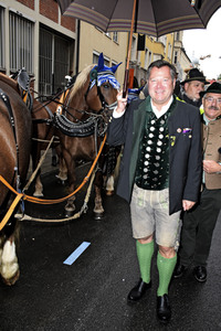 Wiesn-Einzug auf dem Oktoberfest in München
