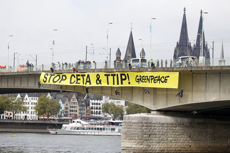 Demo gegen TTIP und Ceta in Köln