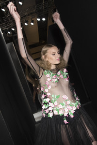 Backstage auf der Mercedes-Benz Fashion Week Madrid SS17