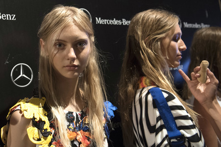 Alvarno Fashion Show auf der Mercedes-Benz Fashion Week Madrid SS17
