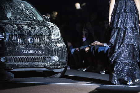 Alvarno Fashion Show auf der Mercedes-Benz Fashion Week Madrid SS17