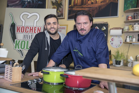 Fototermin zur TV-Serie 'Schloss Einstein' in Erfurt